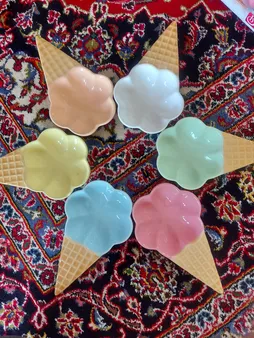 بستنی خوری کد 113 مجموعه 6 عددی