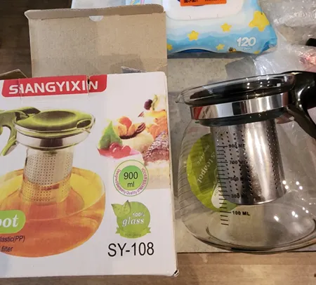 قوری پیرکس شانگیکسین مدل SY-118 ظرفیت 1100 میلی لیتر