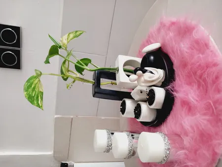 ست 10 تکه دکوری بتنی مدل رومیزی طرح کلاسیک