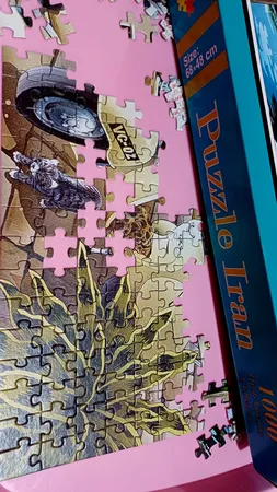 پازل 1000 تکه ایران پازل طرح شهر آبی