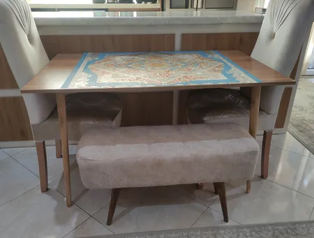 پایه میز مدل چوبی مخروطی کد 70-D1 بسته 4 عددی