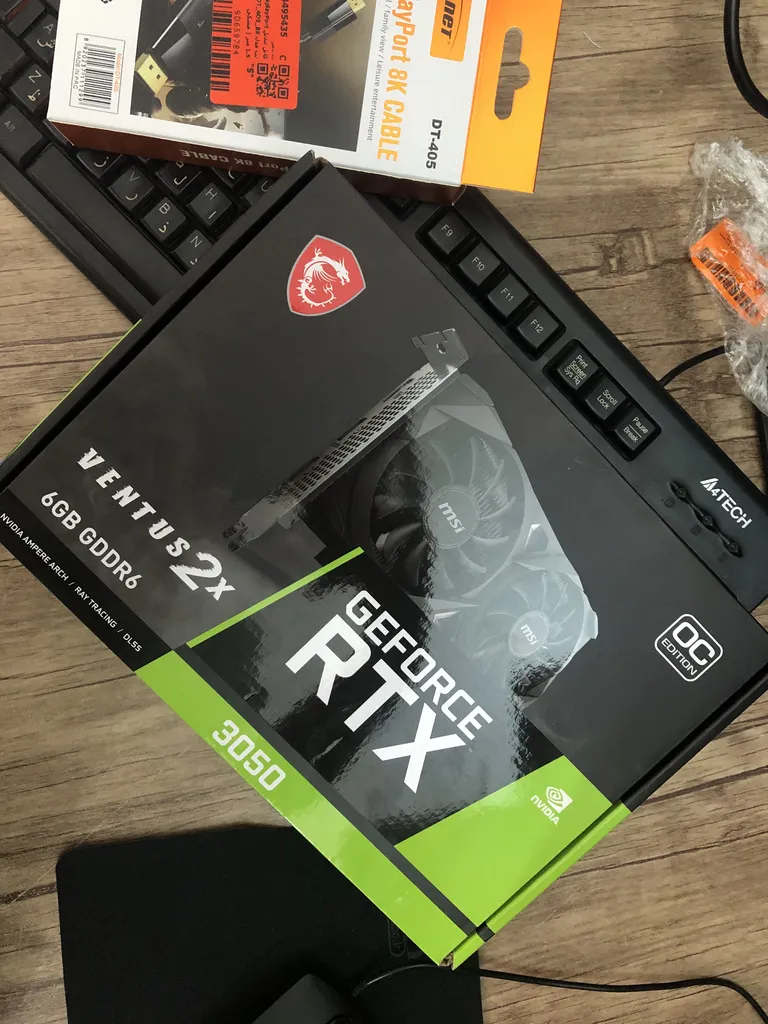 کارت گرافیک ام اس آی مدل MSI GeForce RTX 3050 VENTUS 2X 6GB GDDR6 OC Edition
