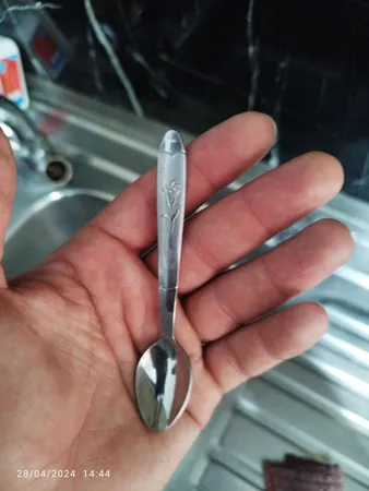 قاشق چای خوری مدل Rose بسته 6 عددی