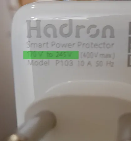 محافظ برق هوشمند تایمردار هادرون مدل P103