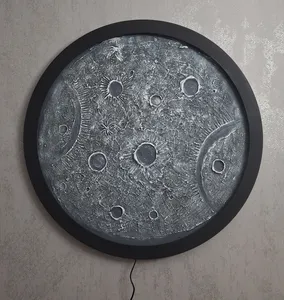 تجریه خرید تابلو نوری مدل ماه برجسته کد m10056