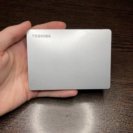 هارد اکسترنال توشیبا مدل Canvio Flex ظرفیت دو ترابایت دارای رابط USB Type-A 3.2