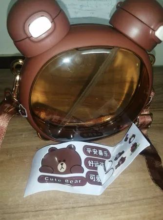 قمقمه مدل خرس طرح سیلیکونی کد 02 گنجایش 0.75 لیتر