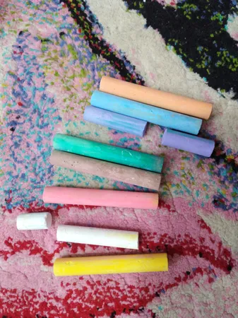 گچ رنگی مدل X8 بسته 8 عددی