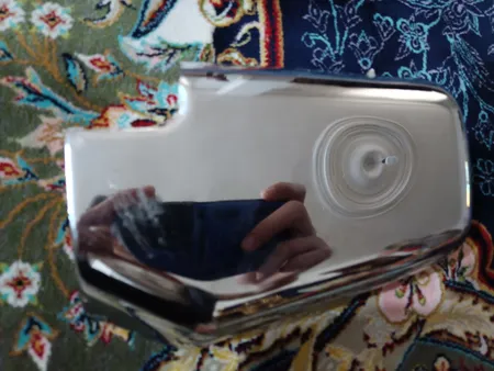 فلاپ آینه بغل خودرو طرح کروم مناسب برای پراید بسته 2 عددی