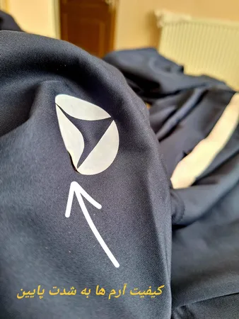 ست گرمکن و شلوار  ورزشی مردانه مدل لاتزیو نیم زیپ رنگ سورمه ای