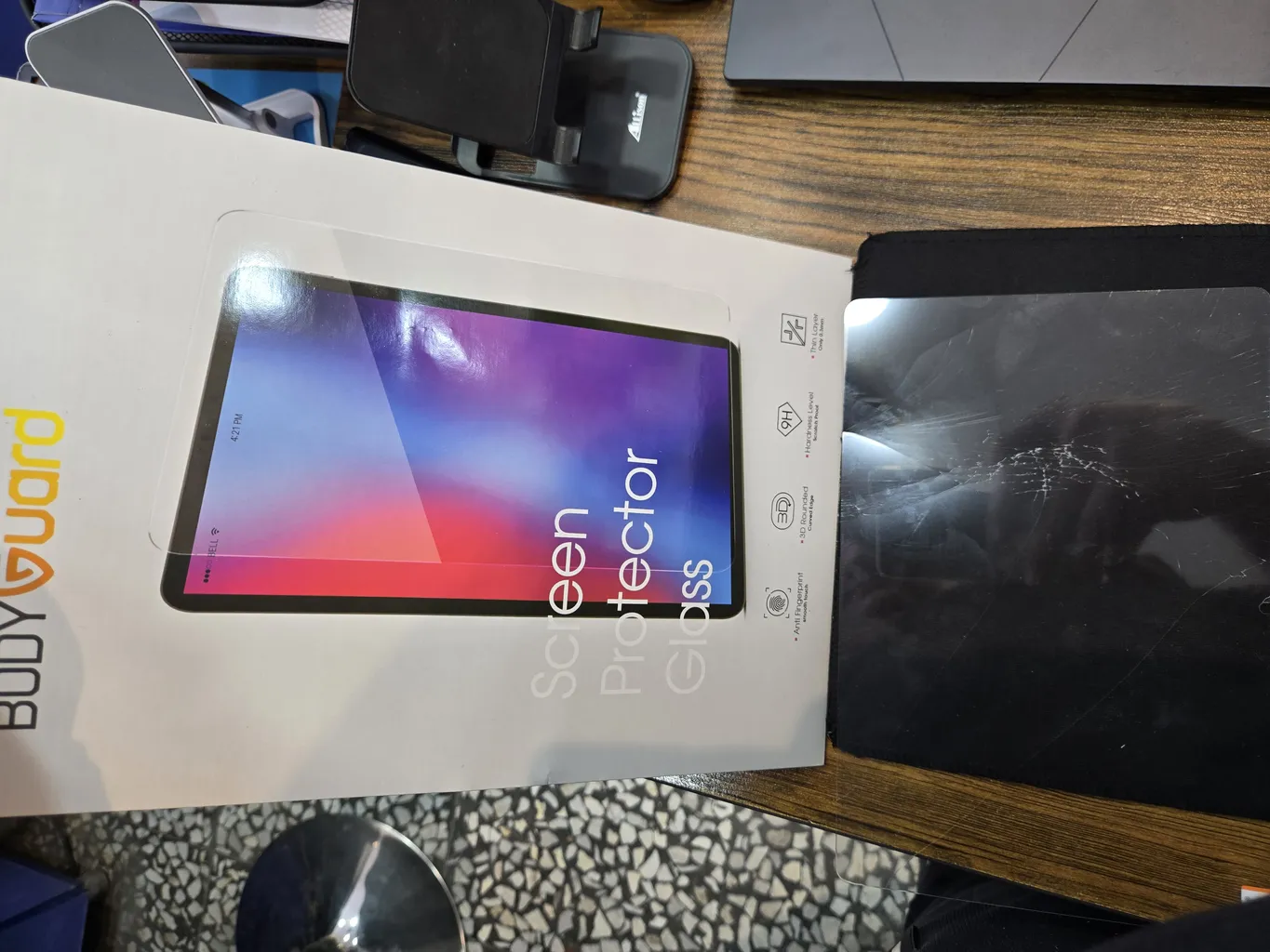 محافظ صفحه نمایش بادیگارد مدل TabG مناسب برای تبلت سامسونگ Galaxy A9 Plus 11