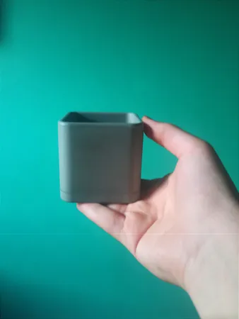 گلدان طرح مکعب مدل مهرنی 7.5-104