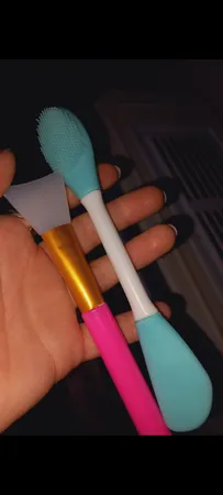 قلم ماسک صورت مدل سیلیکونی مجموعه 2 عددی