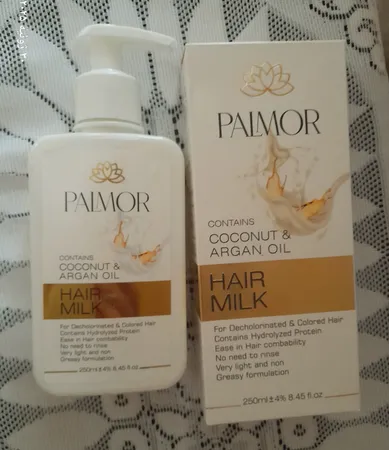 شیر مو پالمور مدل نارگیل و روغن آرگان حجم 250 میلی لیتر