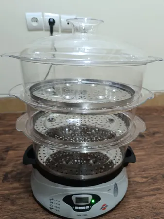 بخارپز پارس خزر مدل Digi Steel