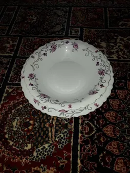 بشقاب خورش خوری پارس اپال مدل لیندا کد 124P بسته 6 عددی