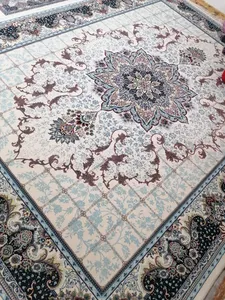 تجریه خرید فرش ماشینی سهند کد VF20.5K زمینه کرم