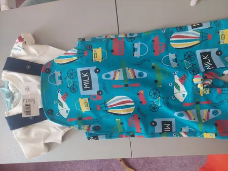 ست سرهمی و تی‌شرت پسرانه فیورلا مدل مسیرهای پر هیجان کد 25040