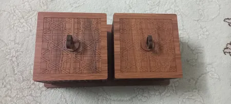 قندان مدل یاس مجموعه سه عددی