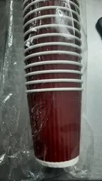 لیوان یکبار مصرف مدل دو جداره 220 سی سی بسته 30 عددی