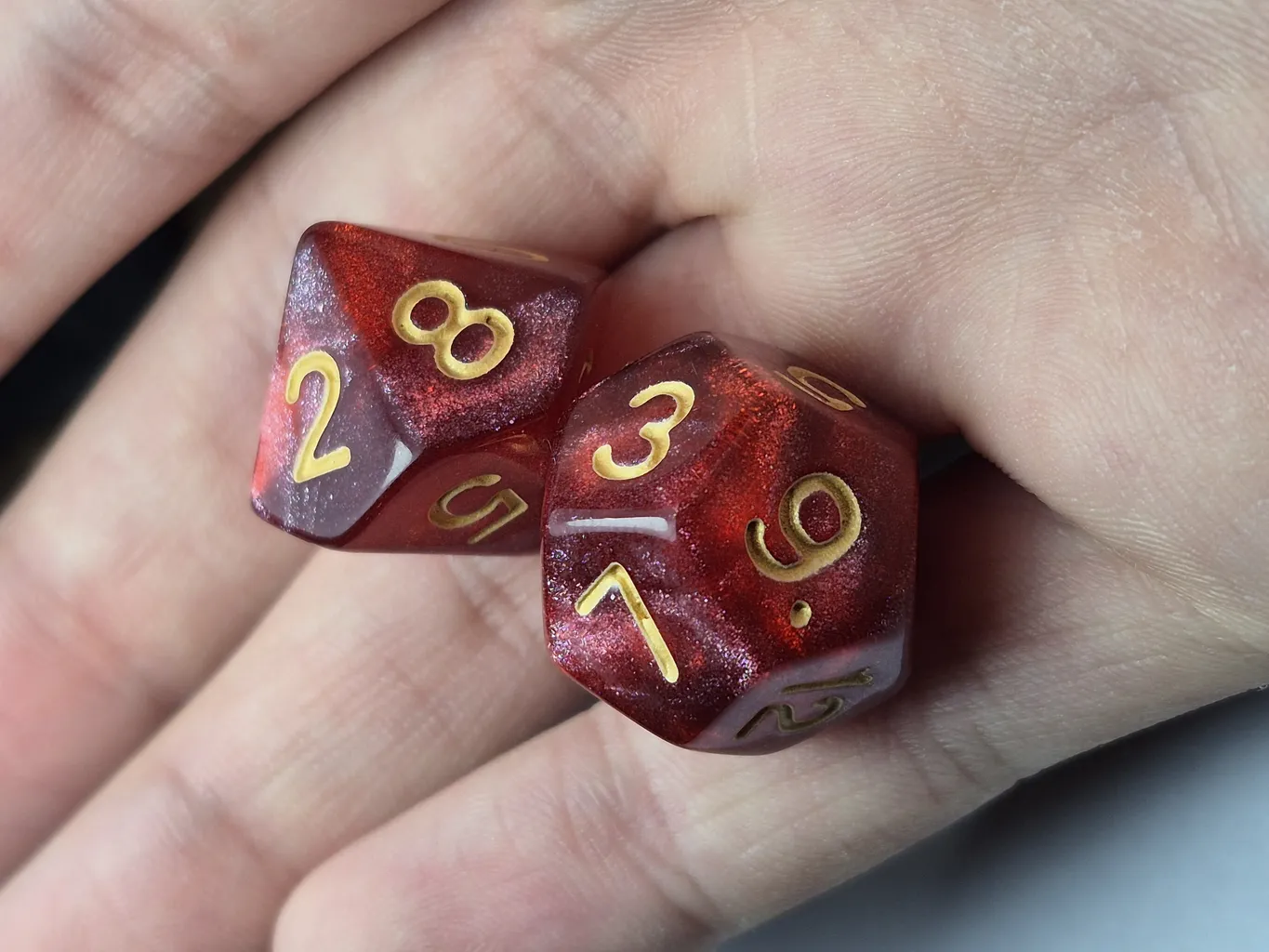 تاس بازی ویز دایس مدل Glitter بسته 7 عددی