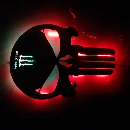 چراغ دیواری مدل اسکلت طرح مانستر