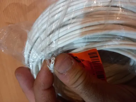 سیم نایلون برق 2 در 2.5 کد SN2.5 طول 30 متر