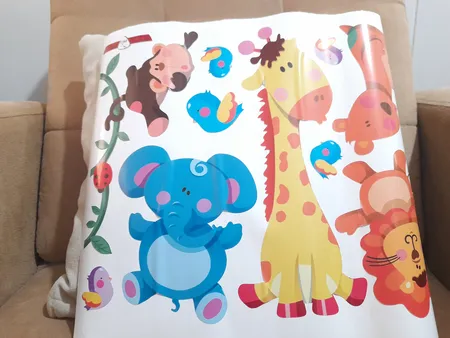 استیکر دیواری ژیوار طرح حیوانات خوشحال