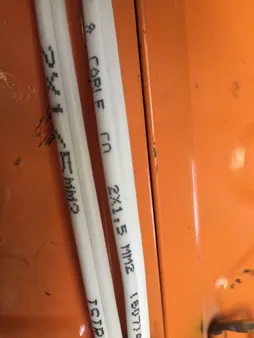 سیم نایلون برق 2 در 1.5 کد SN1.5 طول 10 متر