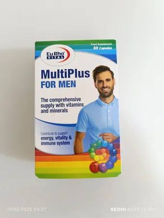 قرص مولتی پلاس فور من اسپرت یوروویتال بسته 60 عددی