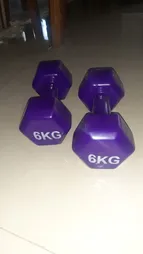 دمبل ایروبیک رکورد کد 1621 وزن 6 کیلوگرم بسته 2 عددی