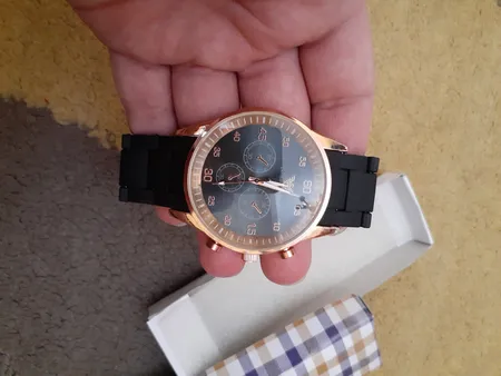 ساعت مچی عقربه ای مردانه کد Emp-Blk