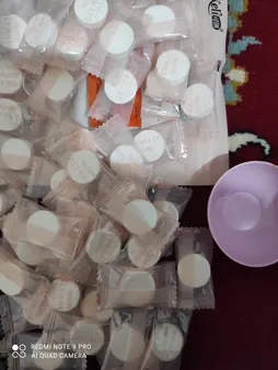 قرص ماسک ورقه ای صورت کلی مدل k50 بسته 50 عددی