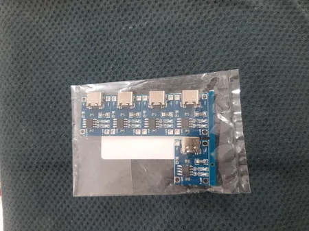 ماژول شارژ باتری لیتیومی مدل TP-4056TYPEC بسته 5 عددی