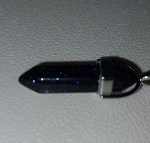 تجریه خرید آویز گردنبند مدل منشور سنگ آمیتیس