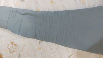 پیراهن آستین بلند مردانه پاتن جامه مدل کتان 102721010261307 رنگ آبی روشن