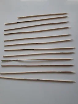 سیخ چوبی مدل 020 بسته 80 عددی