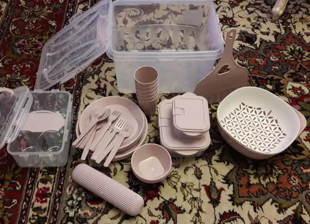 ست پیک نیک 55 پارچه ونوس پلاستیک مدل N116