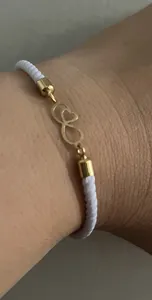 تجریه خرید دستبند طلا 18 عیار زنانه مدل قلب و بینهایت