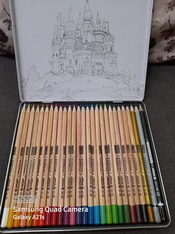 مداد رنگی 24+3 رنگ آریا مدل 3022