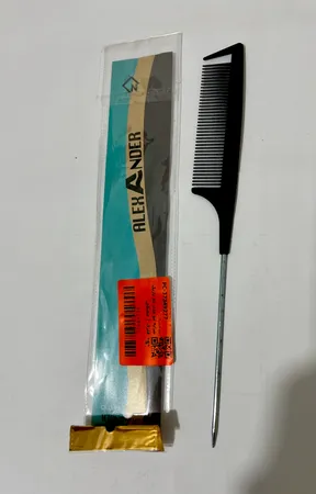 شانه مو مدل دم باریک فلزی