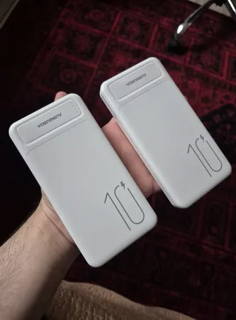 پاوربانک 10 وات وی دنمن وی مدل dp 09 ظرفیت 10000 میلی آمپر ساعت