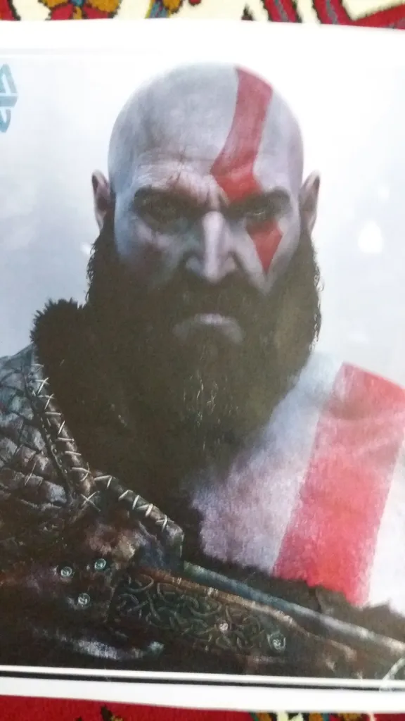 استیکر پلی استیشن 4 طرح god of war