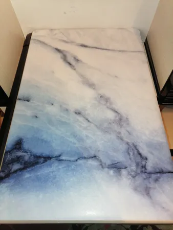 استیکر لپ تاپ توییجین و موییجین طرح Marble کد 13 مناسب برای لپ تاپ 15.6 اینچ به همراه برچسب حروف فارسی کیبورد