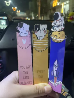 نشانگر کتاب چوبی مدل فانتزی کد 1 مجموعه 60 عددی