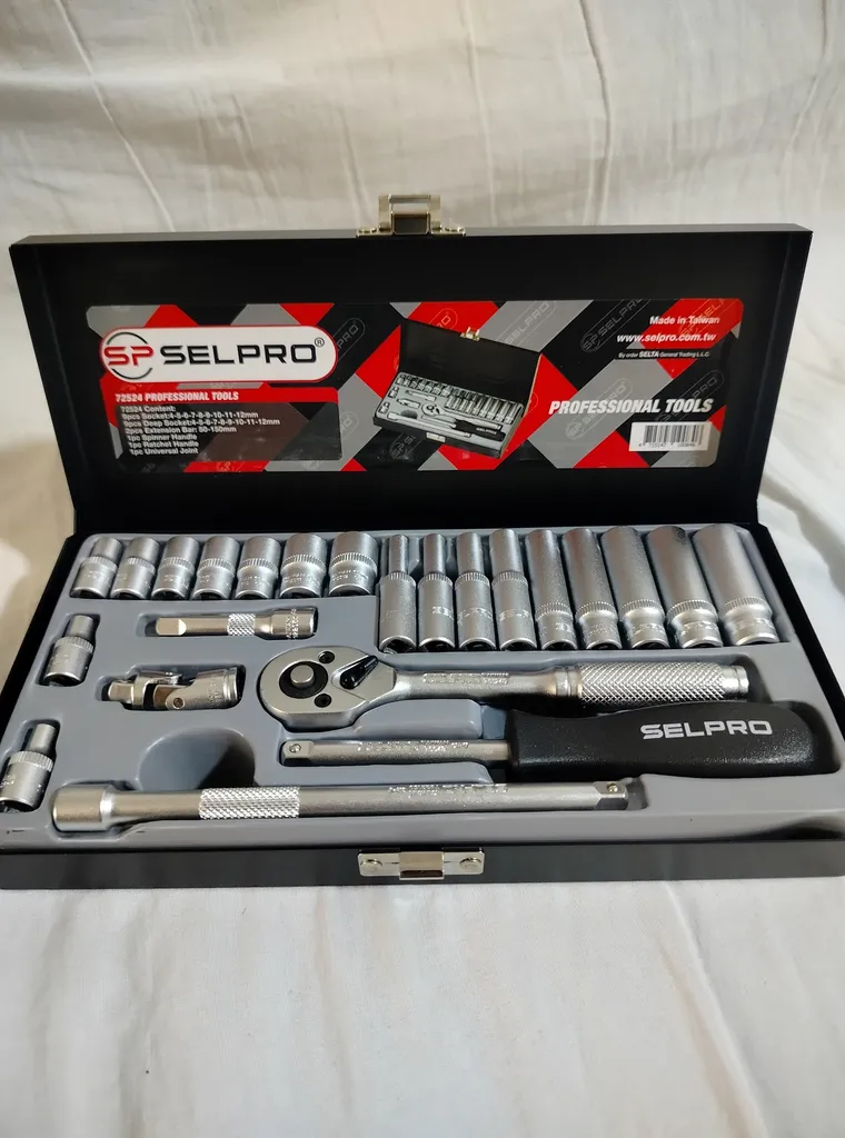 آچار بکس سلپرو مدل 72524 مجموعه 24 عددی