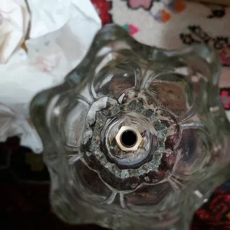 شمعدان شانا آرت کد 002 مدل لاله بسته 3 عددی