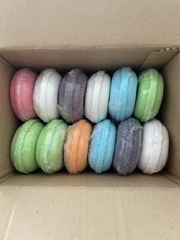 کوکتل پدیکور مدل دونات وزن 70 گرم بسته 12 عددی