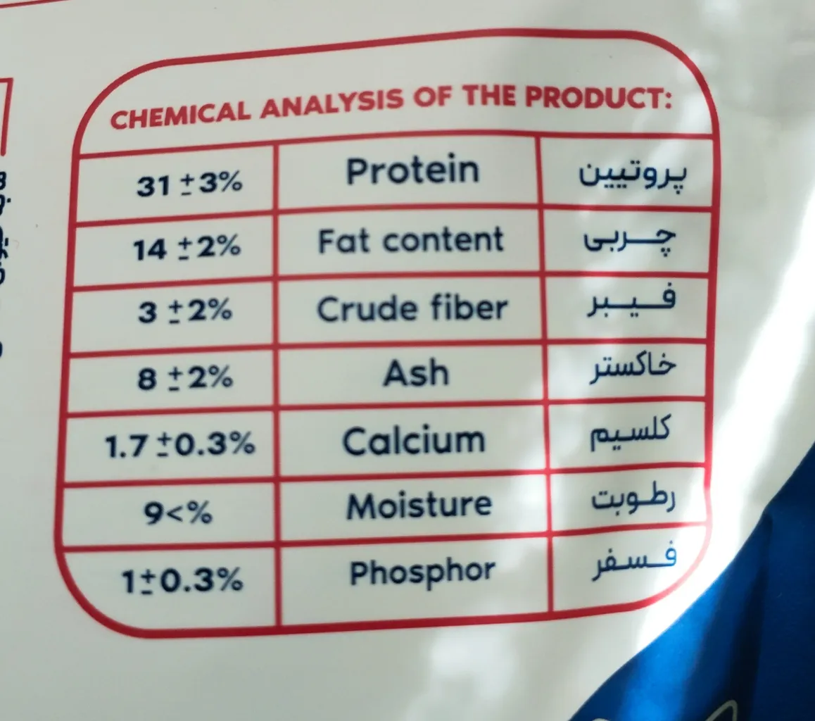 غذای خشک گربه پتیوم مدل ADULT وزن 1.5 کیلوگرم