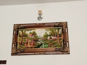 تجریه خرید تابلو فرش ماشینی طرح روستا کد ۷۰۱۳